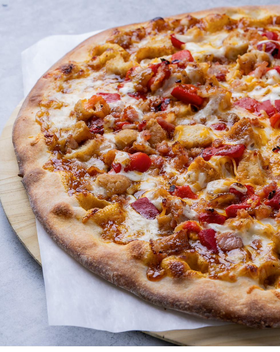 Chicken bacon ranch pizza